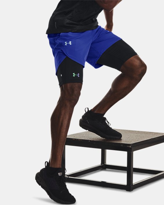 Men's UA Stretch Woven Shorts, Blue, pdpMainDesktop image number 0